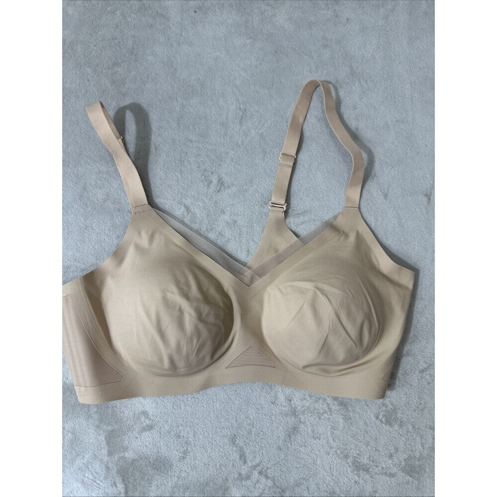 Honeylove 2X wireless smoothing bra nude beige full coverage